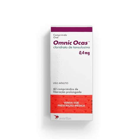 Omnic Ocas 0,4mg 60 comprimidos: Consultar preço e bula。